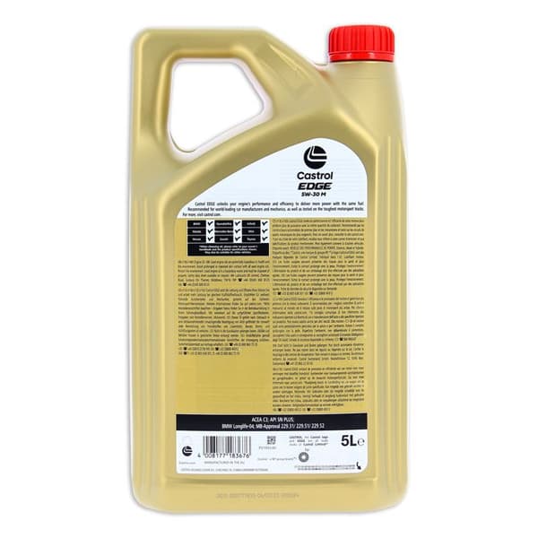 Motorolja - CASTROL - EDGE 5W-30 M - 5L