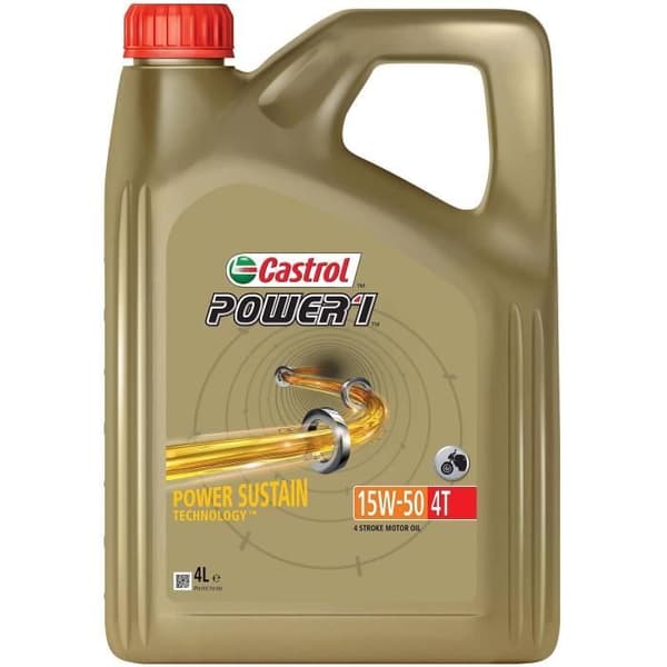Motorolja - CASTROL - Power1 4T 15W-50 - 4L