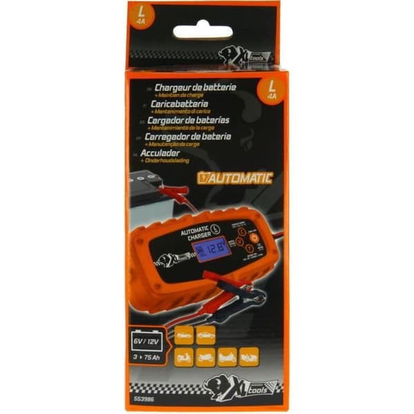 Elektronisk laddare - XLPT - 553986 - 100 % automatisk laddningskontroll, stoppa och upprätthålla laddning
