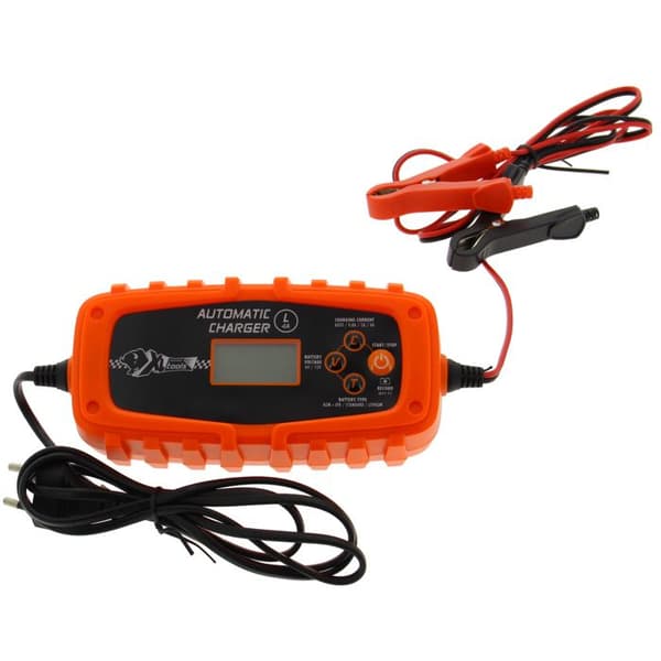 Elektronisk laddare - XLPT - 553986 - 100 % automatisk laddningskontroll, stoppa och upprätthålla laddning