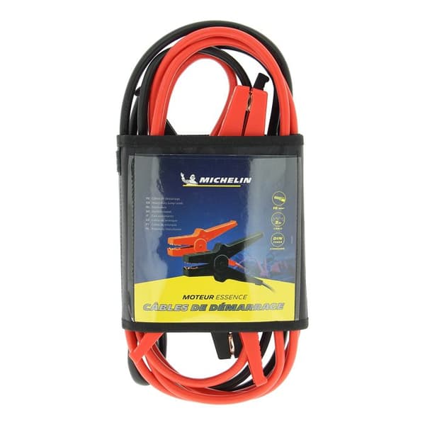 Startkablar - MICHELIN - 9512 - 16mm² - 3M - Starta bensinmotorer med en maximal cylindervolym på 2,5L