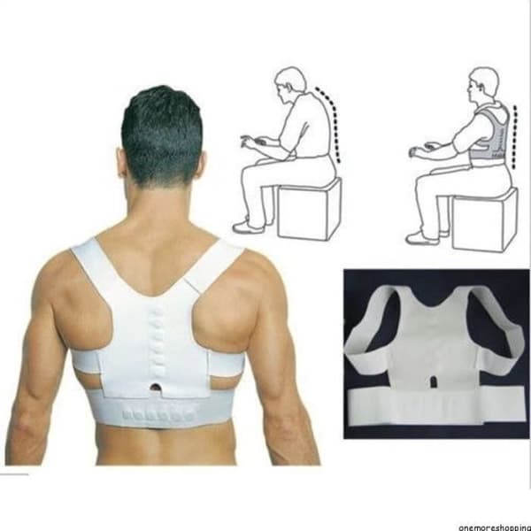 Posture corrector - Herr - Magnetisk - Bekväm - Tvättbar - Justerbar storlek