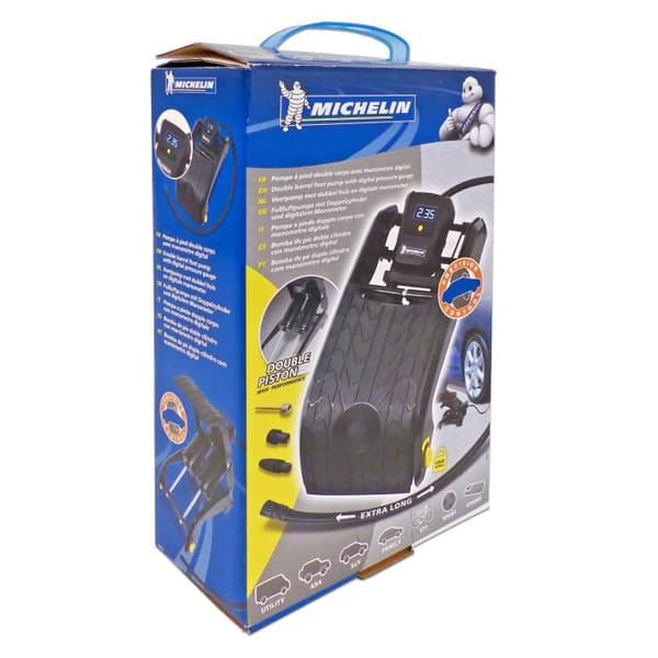 MICHELIN Fotpump Manometer med dubbel kolv