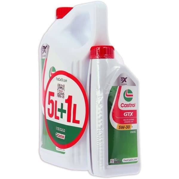 Motorolja - CASTROL GTX - 5W-30 C4 - 5L+1L - 057036