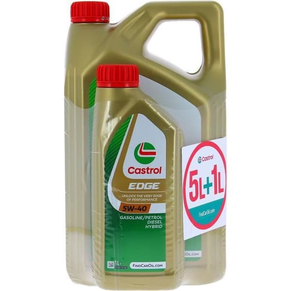 Motorolja - CASTROL EDGE - 5W-40 - 5L+1L - 057326