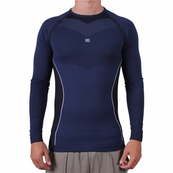 Överdel underställ, Herr Sport Hg Blå - 2XL