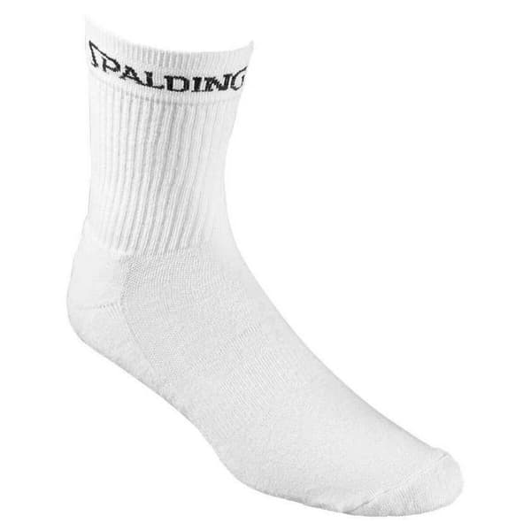 Sokker Spalding C34017 CREW Hvit - 35-38