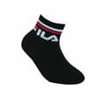 Miniatyrbilde 3 av 4: Sokker Fila Fila Quarter Plain N Svart - 23-26