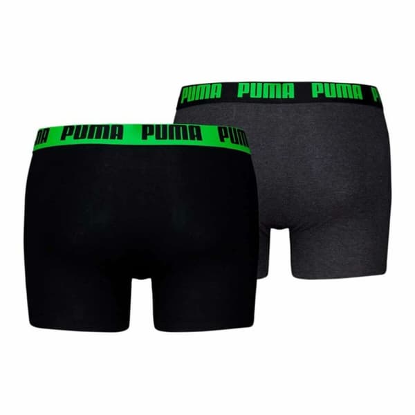 Boxershorts, Herr Puma EVERRYDAY BASIC 701226387 018 2 antal Grön Svart - M