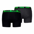 Miniatyrbild 3 av 3: Boxershorts, Herr Puma EVERRYDAY BASIC 701226387 018 2 antal Grön Svart - M