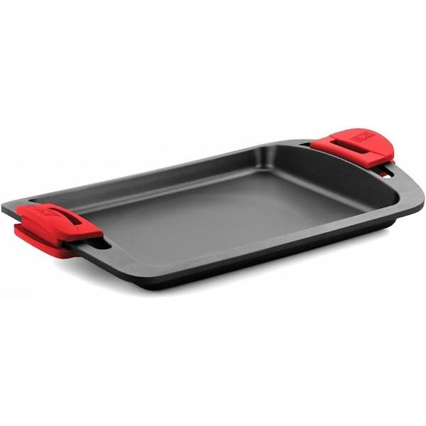 Slät grillplatta BRA A411740 Röd