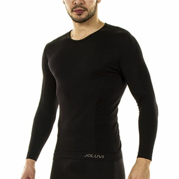 Termisk T-shirt til Børn Joluvi Performance Sort - XL