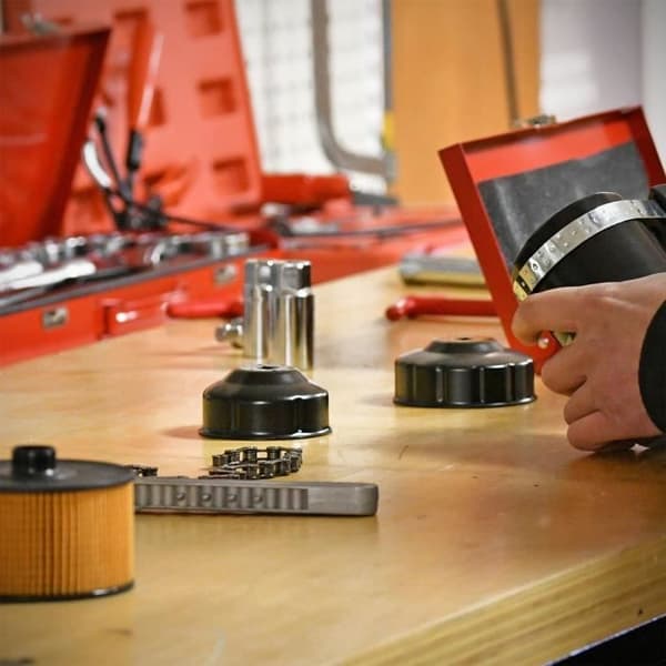 PRECISION-STEEL oljefilterklocka D76 - filternyckel