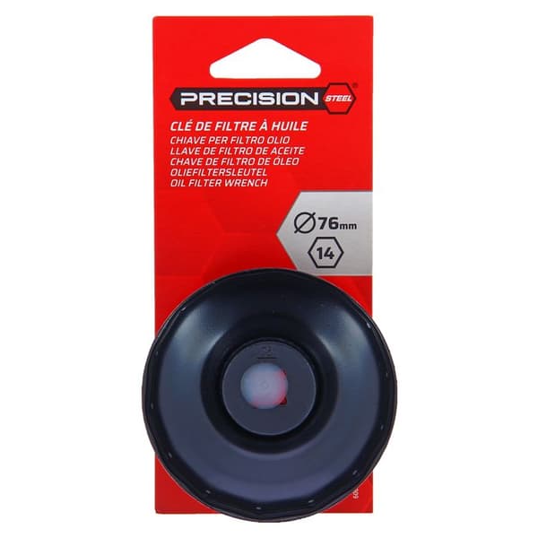PRECISION-STEEL oljefilterklocka D76 - filternyckel