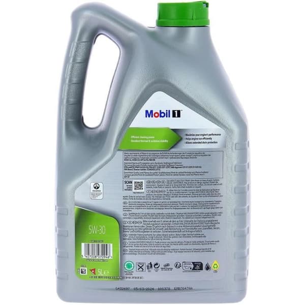 Motoroljeburk - MOBIL1 - 5W30 ESP Formula P - 5 L - 4 säsonger