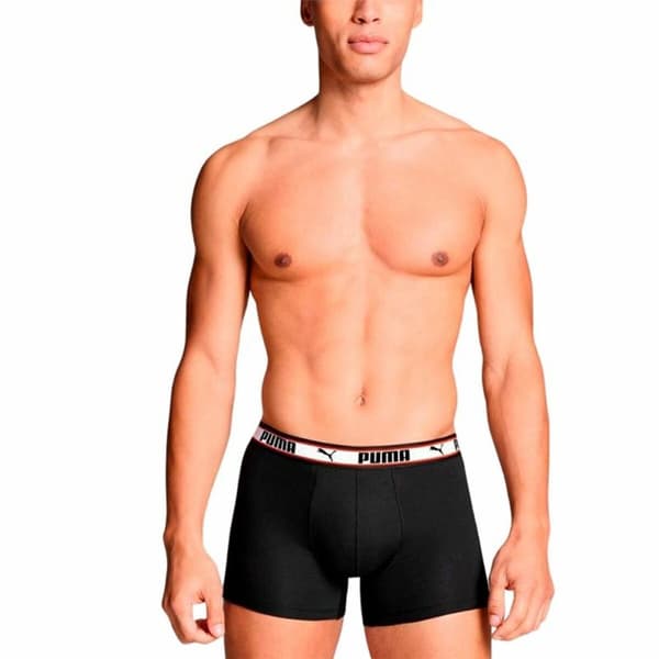 Boxershorts til mænd Puma Sort - L