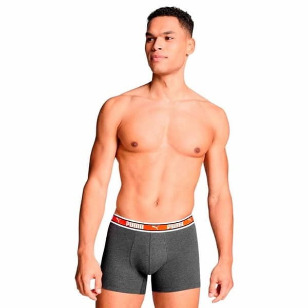 Boxershorts til mænd Puma Sort - L