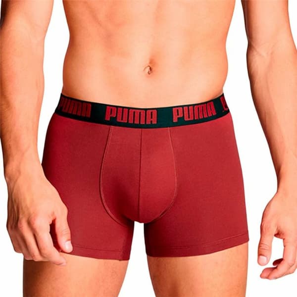 Miesten bokserit Puma burgundy  Punainen - S