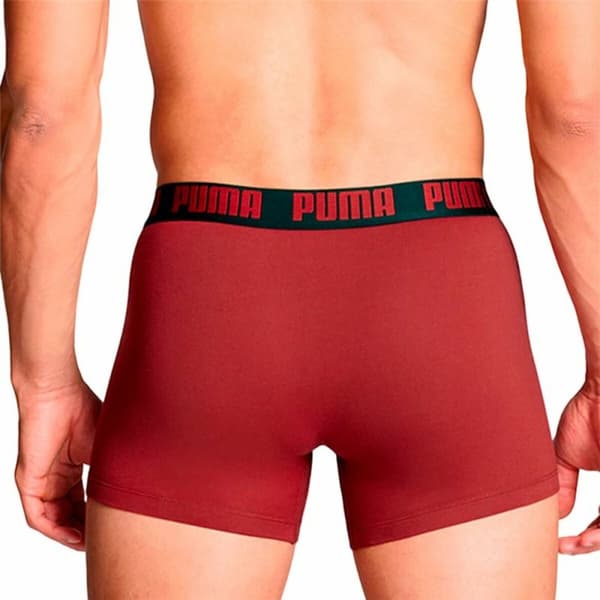 Miesten bokserit Puma burgundy Punainen - XXL