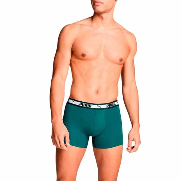 Boxershorts, Herr Puma Grön - XXL