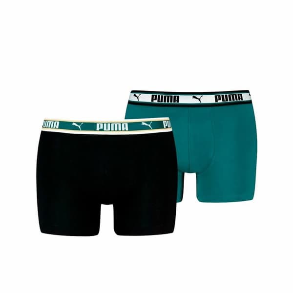 Boxershorts, Herr Puma Grön - XXL