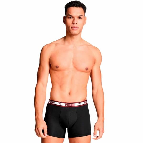 Miesten bokserit Puma Musta Punainen - XL