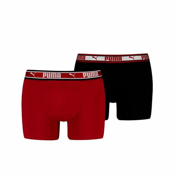 Miesten bokserit Puma Musta Punainen - XL
