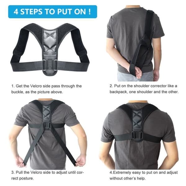 Posture Corrector - Ej specificerad - Modell L - Justerbar - Ryggstöd - För barn och vuxna