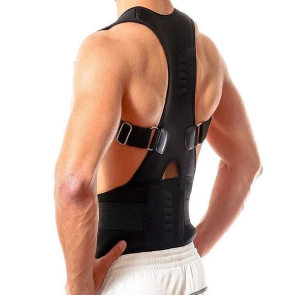 Korrigerande bälte - TD® - Storlek M - Andningsbart tyg - Fitness - Svart