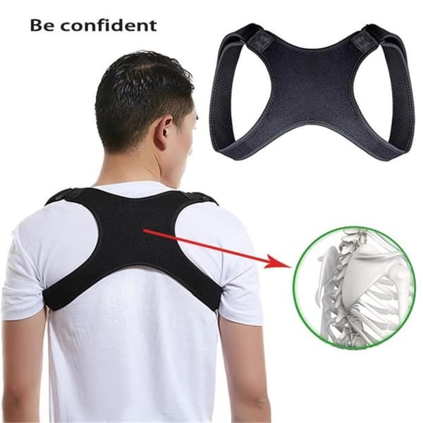 Posture Corrector - Ej specificerad - Justerbar - Svart - Stödortos - Stödresår