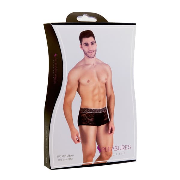 Boxershorts, Herr S Pleasures Svart