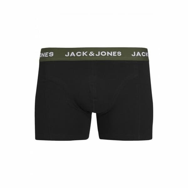 Miesten bokserit Jack & Jones Jacaron Solid Trunks Musta - XXL