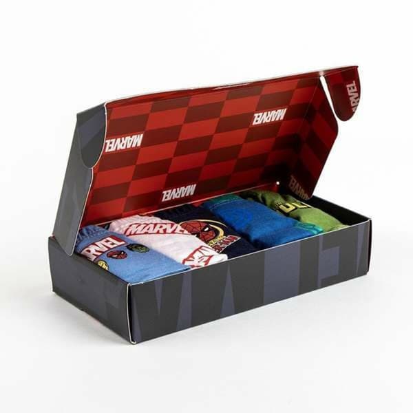 Pakke med boxershorts Marvel Multifarvet