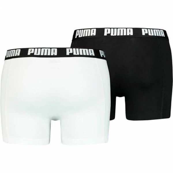 Boxershorts for menn Puma Hvit 2 enheter - 2XL