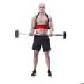 Miniatyrbild 3 av 3: Blaster À Bras - HMS - ABX02 - Röd/Svart - Fitness - Unisex