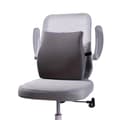 Pikkukuva 1 / 2: Vaahdotettu vyötärötuki tyyny, ergonominen muotoilu, konepestävä päällinen,Tumma harmaa