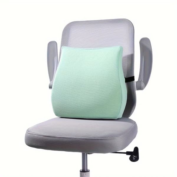 Skum Taljestøttepude, Ergonomisk Design, Maskinvaskbart Betræk,Mintgrøn