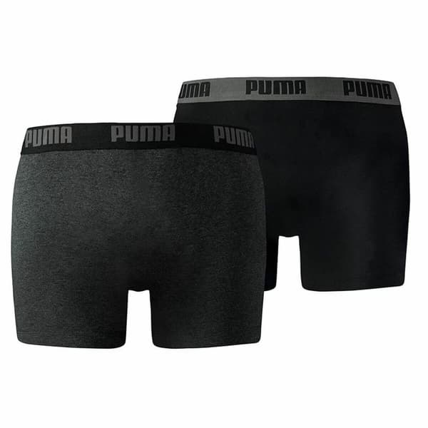 Förpackning med Kalsonger Puma Basic Grå Boxer 2 Delar - 2XL