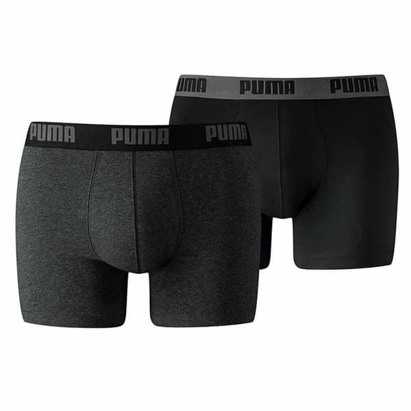 Förpackning med Kalsonger Puma Basic Grå Boxer 2 Delar - 2XL
