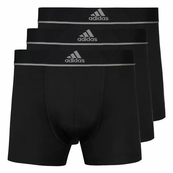 Boxershorts til mænd Adidas Active Micro Flex Eco Sort 3 enheder - L