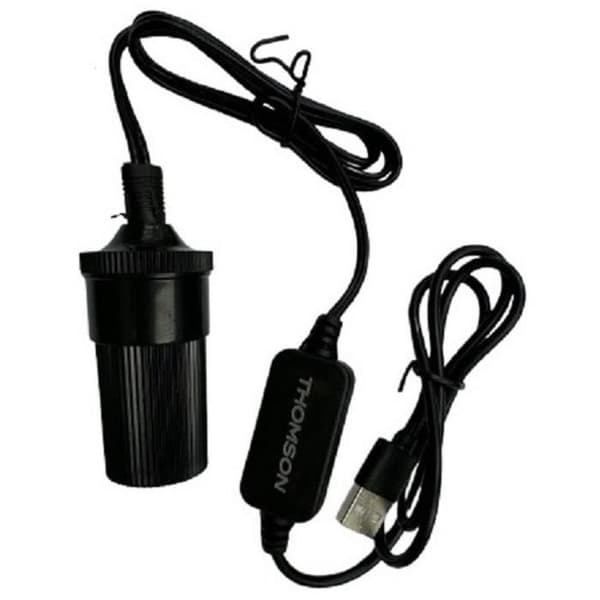 Omvandlare - THOMSON - USB till 12 V - 10 W - 120 cm kabel