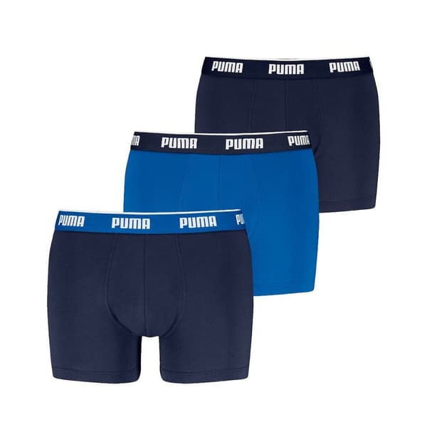 Boxershorts for menn Puma 701234187 004 Blå 3 enheter - L