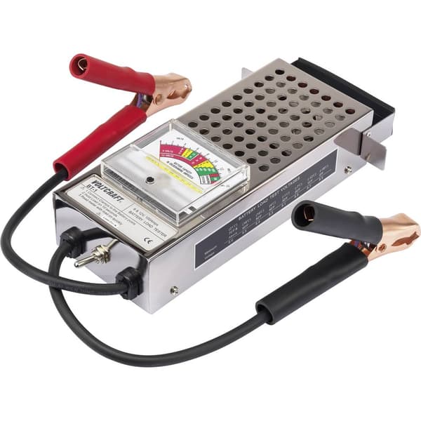 VOLTCRAFT BT-1 Bil-batteritestare 6 V, 12 V 295 mm x 180 mm x 60 mm