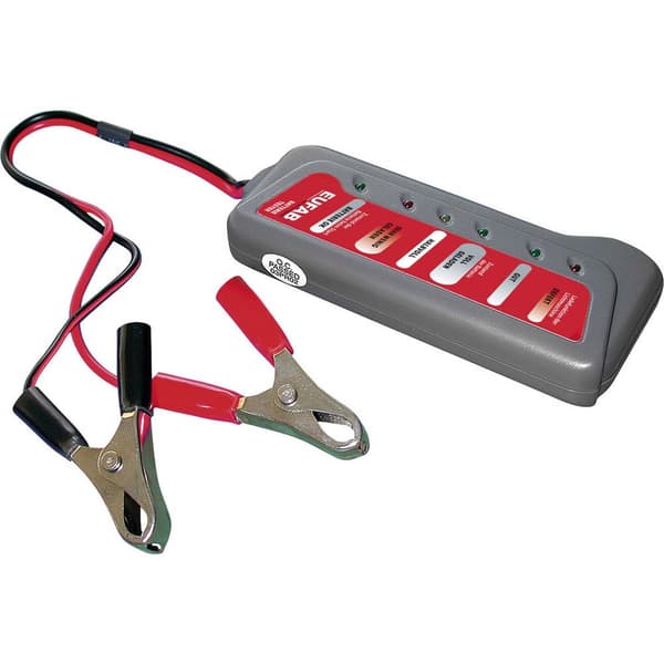 Eufab Bil-batteritestare 12 cm x 5 cm x 1.6 cm