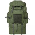Miniatyrbilde 3 av 6: vidaXL Ryggsekk Militærstil XXL 100 L Grønn