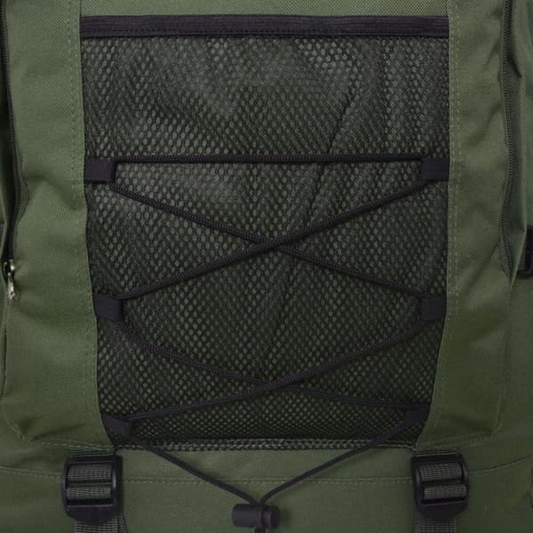 vidaXL Armeija-Tyylinen Reppu XXL 100 L Vihreä
