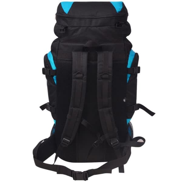 vidaXL Rinkka XXL 75 l musta ja sininen