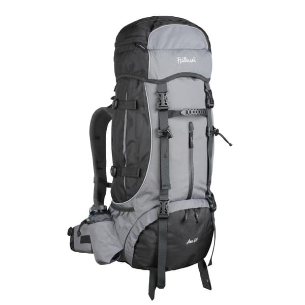 Ryggsäck AXE 65 Dark Grey, Robust. Säker kamrat. Mycket för pengarna.