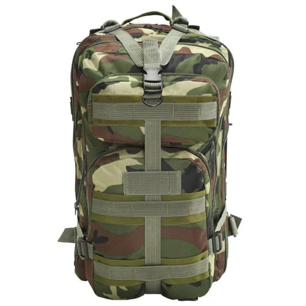 vidaXL Arméryggsäck 50 L kamouflage