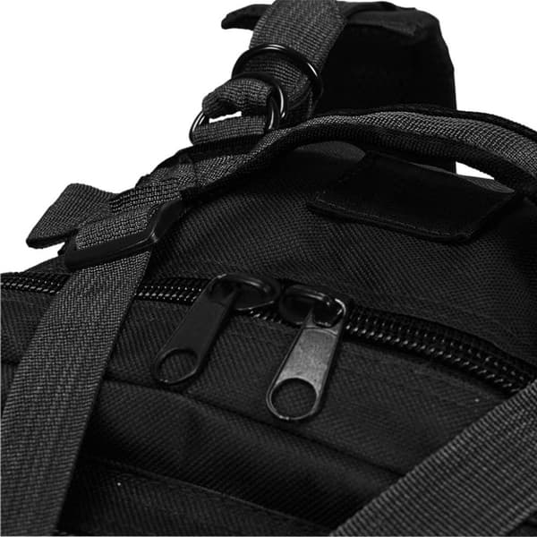vidaXL Ryggsekk i militærstil 50 L svart